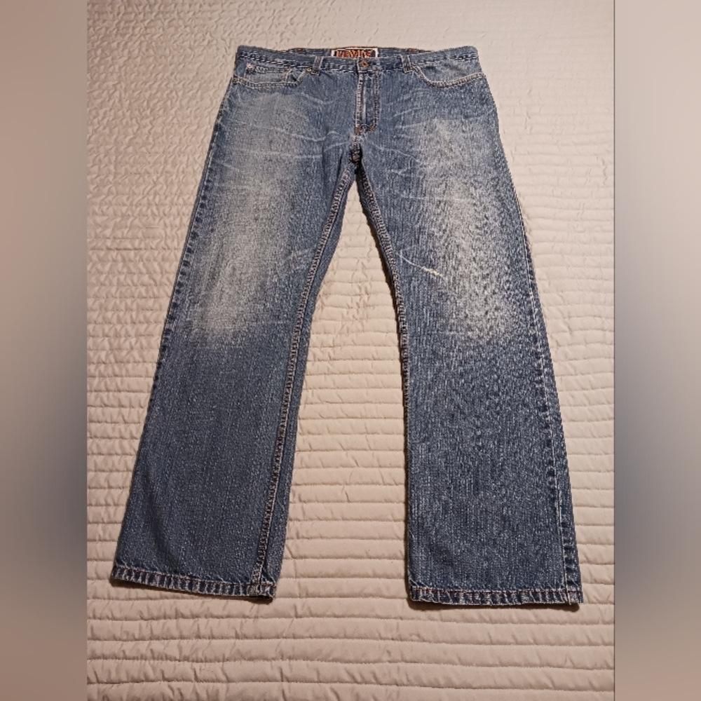 Vintage Levi's 514 Slim Straight Fit Men's Size 38 × 30 Denim Jeans